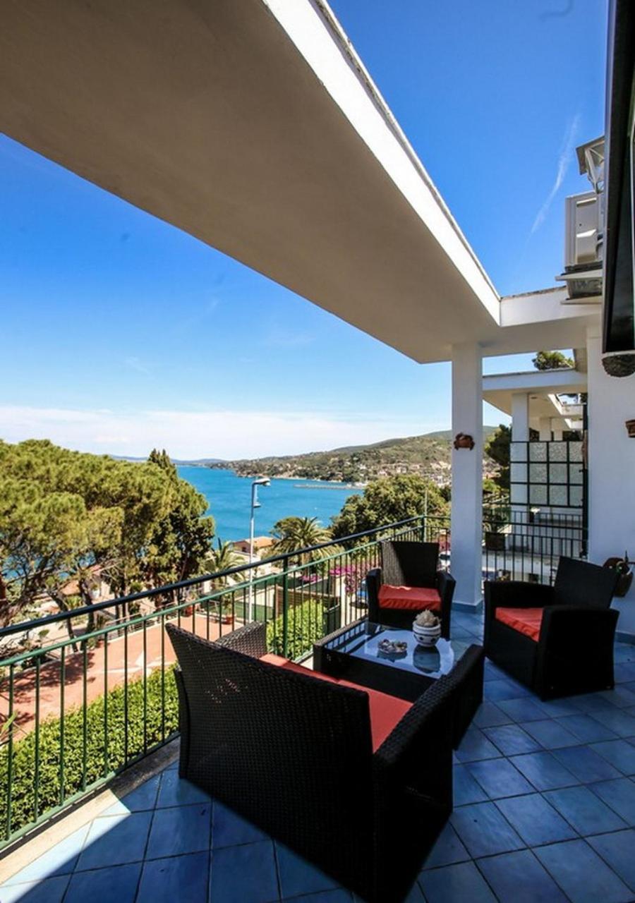 דירות פורטו סנטו סטפנו Terrace Sea View מראה חיצוני תמונה
